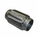 Flexibel uitlaat deel zonder verbindingsstukken - &Oslash;60.5mm/2.38&#039;&#039; x L102mm/4&#039;&#039; SRS