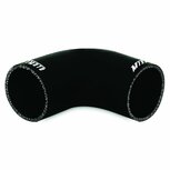 Silicone coupling 90&ordm; &Oslash;63.5mm/2.5&#039;&#039; - Black Mishimoto