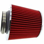 Luchtfilter chroom - &Oslash;76mm/3.00&#039;&#039; US-Racing