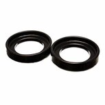 Front spring plate rubbers - black Energy Suspenion Honda