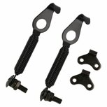 Kofferbak / achterklep veren - Zwart QSP