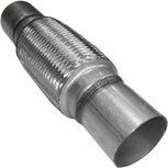 Flexibel uitlaat deel met verbindingsstukken - &Oslash;76mm/3.00&#039;&#039; x L254mm/10&#039;&#039; SRS