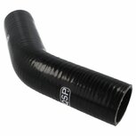 Silicone coupling 45&ordm; &Oslash;70mm/2.75&#039;&#039; - Black QSP