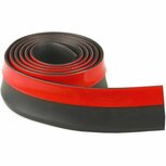 Easy-lip universele voorspoiler/zijskirt 225 cm zwart EPDM rubber Aerodynamics