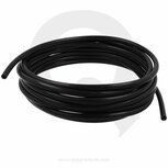 Silicone vacuum hose, 6mm x 5m - Black QSP