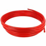 Silicone vacuum hose, 6mm x 5m - Red QSP