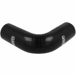 Silicone coupling 90&ordm; &Oslash;76.00mm/3.00&#039;&#039; - Black QSP