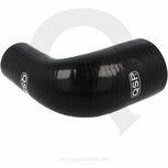 Silicone reducer 90&ordm; &Oslash;70-&gt;51mm - Black QSP