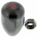Pookknop Type-R &quot;Original&quot; (6v) - Grijs (Gunmetal) M12x1.25 BLOX Racing