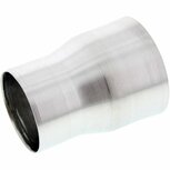 Aluminium verloopstuk recht &Oslash;70-&gt;50mm QSP