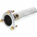 Uitlaatflens + buis 3-bouts - &Oslash;60.50mm/2.38&quot;&quot; SRS