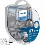 H7 12V/55W lampen Philips WhiteVision Ultra