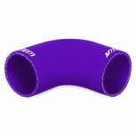 Silicone coupling 90&ordm; &Oslash;76mm/3.0&quot; - Purple Mishimoto