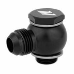 Banjo fitting met bout M20x1.5-10AN zwart Mishimoto