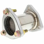 Uitlaat adapter 3-bouts - 10cm SRS