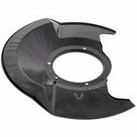 Cache-poussi&egrave;re de disque de frein avant L/R (262mm) Genuine Honda