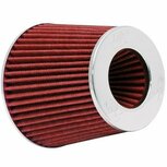 Luchtfilter - &Oslash;3,0/3,5/4,0&#039;&#039;&#039; - rood/chroom K&amp;N