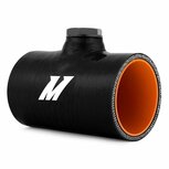 Silicone coupling 1/8&quot; NPT &Oslash;63.5mm/2.5&#039;&#039; - Black Mishimoto