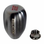 Pookknop Type-R &quot;Original&quot; (5v) - Grijs (Gunmetal) BLOX Racing