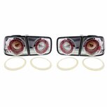 Feux arri&egrave;re LED chrom&eacute;s Depo Honda
