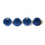 Caoutchoucs de cr&eacute;maill&egrave;re de direction &eacute;toile - Bleu BLOX Racing Honda