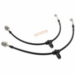Bremsschl&auml;uche vorne Edelstahlflex (T&Uuml;V) - Schwarz Goodridge Honda