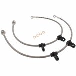 Bremsschl&auml;uche vorne Edelstahlflex (T&Uuml;V) - Silber Goodridge Honda
