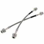 Bremsschl&auml;uche hinten aus Edelstahlgewebe (Trommelbremsen) (T&Uuml;V) &ndash; Silber Goodridge Honda