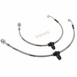 Bremsschl&auml;uche hinten Edelstahlflex (Scheibenbremsen) (T&Uuml;V) - Silber Goodridge Honda