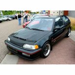Couvercle anti-gravillons sur le capot moteur Masterbra Honda