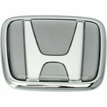 H-Emblem vorne &ndash; Silber Genuine Honda