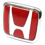 H-Emblem auf der R&uuml;ckseite &ndash; Rot Genuine Honda