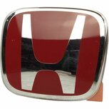 Embl&egrave;me H devant - Rouge Genuine Honda