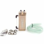 Rechthoekige olie opvangtank 600cc 15mm - Brons D1 Spec