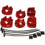 Inserts de support moteur - Rouge Energy Suspenion Honda