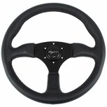 Spa stuur 350/50mm leder met zwarte stiksels Vigor