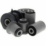 Silentblocs de bras de commande inf&eacute;rieur avant - Silentblocs en caoutchouc tremp&eacute; (6 pi&egrave;ces) Hardrace Honda