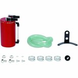 Olie catchtank (rond 900cc) - rood Mishimoto