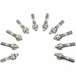 Titanium draadeind set in- of uitlaatzijde cilinderkop - M8x45mm 10x SpeedFactory Honda