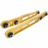 Triangles de suspension inf&eacute;rieurs arri&egrave;re - Or - Silentblocs en caoutchouc tremp&eacute; Hardrace Honda