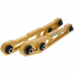 Triangles de suspension inf&eacute;rieurs arri&egrave;re - Or - Silentblocs en caoutchouc tremp&eacute; Hardrace Honda