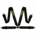 4-punts gordel 3&#039;&#039; zonder FIA - Zwart QSP