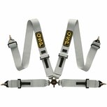 4-punts gordel 3&#039;&#039; zonder FIA - Zilver QSP