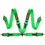 4-punts gordel 3&#039;&#039; zonder FIA - Groen QSP