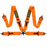 4-punts gordel 3&#039;&#039; zonder FIA - Fluor oranje QSP
