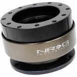 Stuurwiel snelsluiting (snap-off) SFI - Zwart NRG