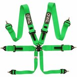 6-punts gordel Pro Plus FIA - Groen QSP