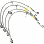 Brake hoses stainless steel braided Goodridge Honda