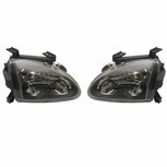 Headlights black Sonar Honda Del Sol
