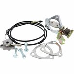 Uitlaat regelklep, 3-bouts flens &Oslash;63.50mm/2.50&#039;&#039; SRS